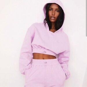 NWT For Love and Lemons Josie Sweatshirt in Lavender